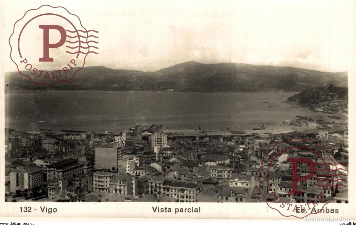 Cartoline: VIGO VISTA PARCIAL GALICIA ESPA&Ntilde;A ESPAGNE