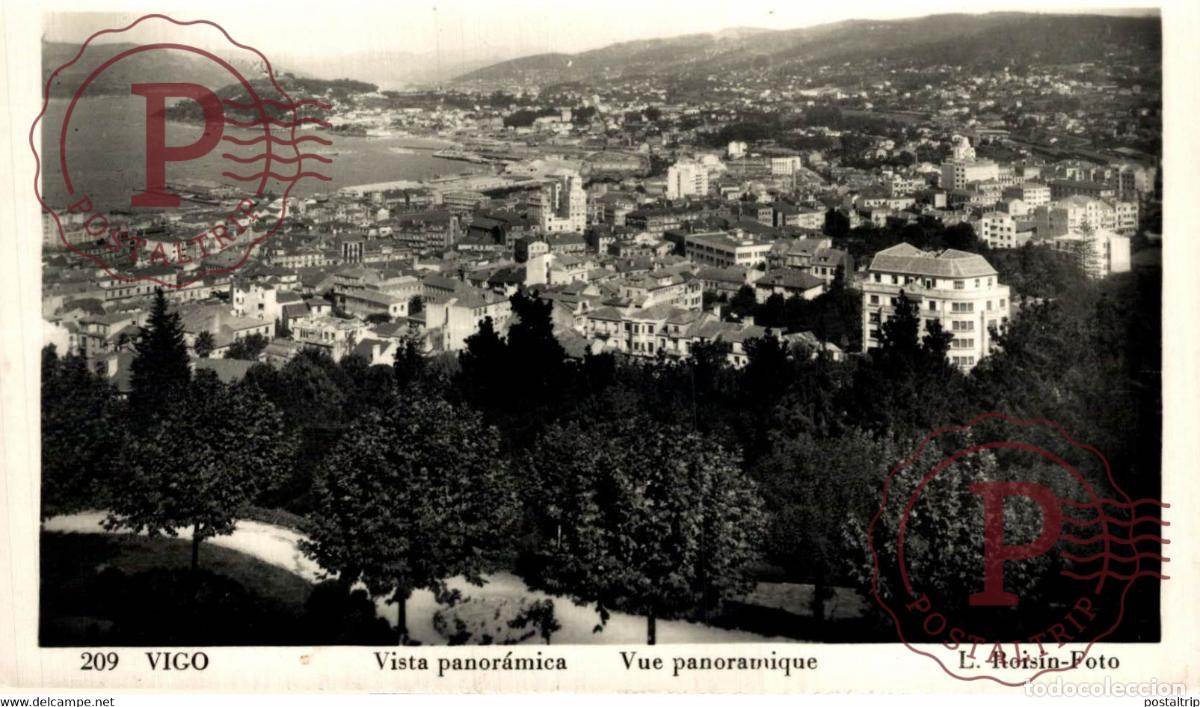 Postcards: VIGO VISTA PANORAMICA GALICIA ESPA&Ntilde;A ESPAGNE