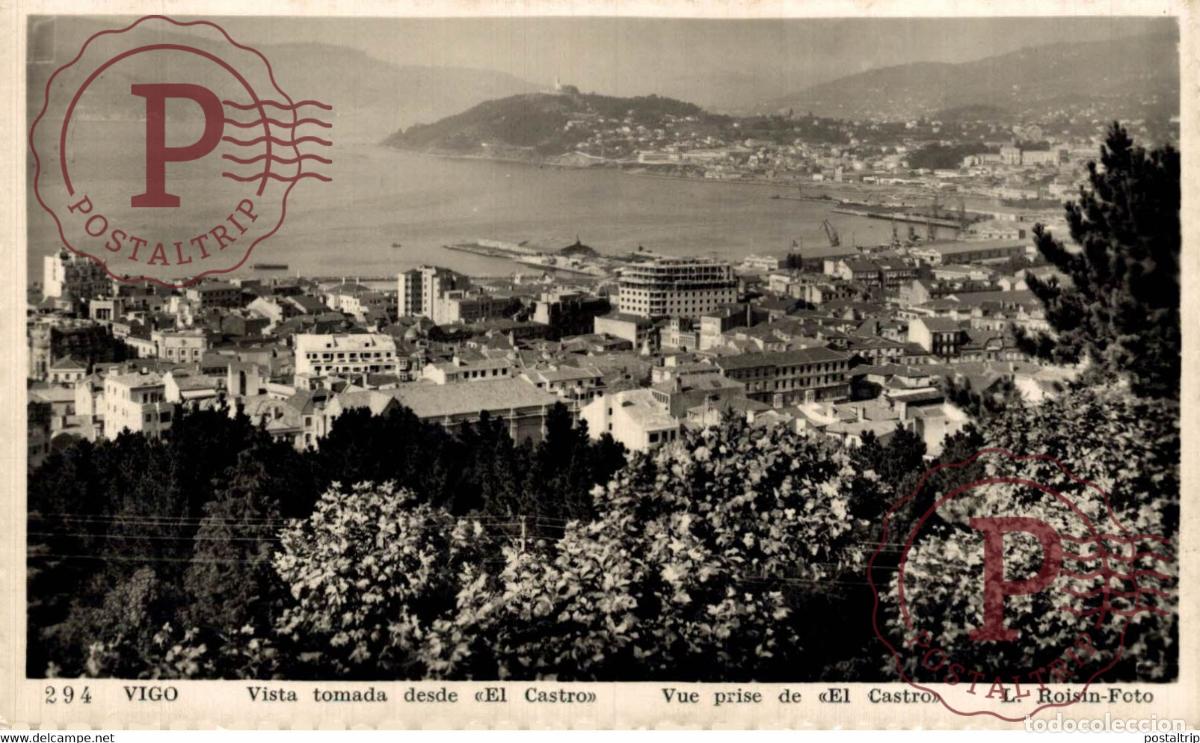 Postcards: VIGO VISTA TOMADA DESDE EL CASTRO GALICIA ESPA&Ntilde;A ESPAGNE