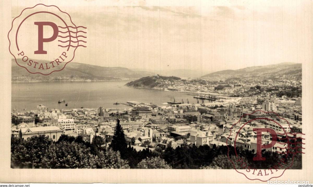 Postcards: VIGO VISTA PARCIAL DESDE EL MONTE EL CASTRO GALICIA ESPA&Ntilde;A ESPAGNE