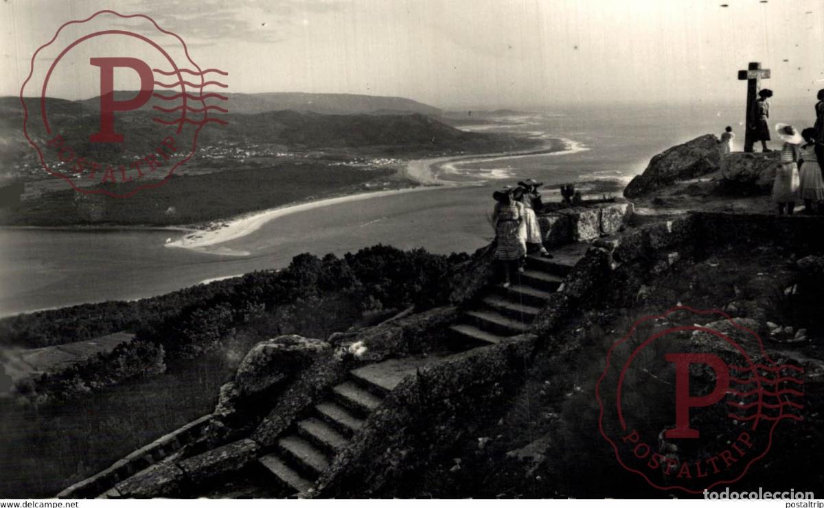 Postcards: LA GUARDIA PONTEVEDRA COSTA PORTUGUESA DESDE SANTA TECLA Y DESEMBOCADURA DEL MI&Ntilde;O GALICIA ESPA&Ntilde;A ES