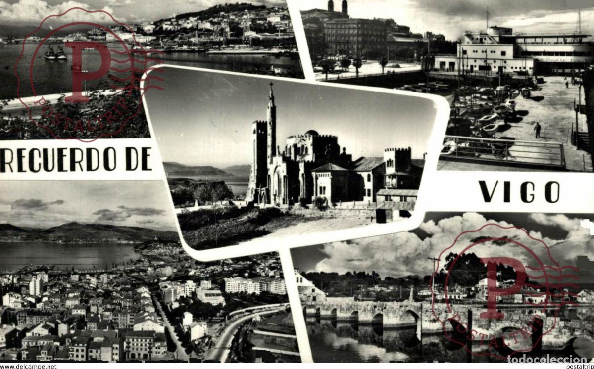 Postcards: RECUERDO DE VIGO GALICIA ESPA&Ntilde;A ESPAGNE