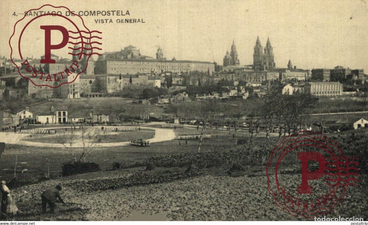 Postales: GALICIA. SANTIAGO DE COMPOSTELA. VISTA GENERAL.
