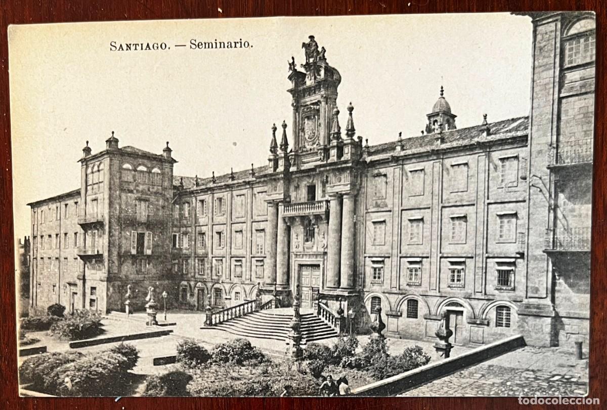 Cartoline: SANTIAGO, SEMINARIO, LACOSTE, COLECCION ESPA&Ntilde;A MONUMENTAL E HISTORICA SERIE I N&ordm; 3
