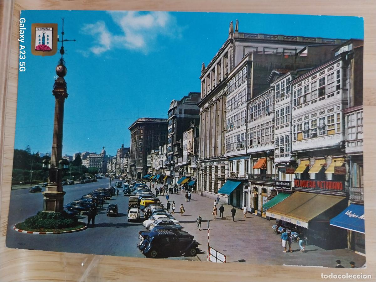 Postales: PASEO DE LOS CANTONES CORU&Ntilde;A ED FISA 41 SC ORIGINAL
