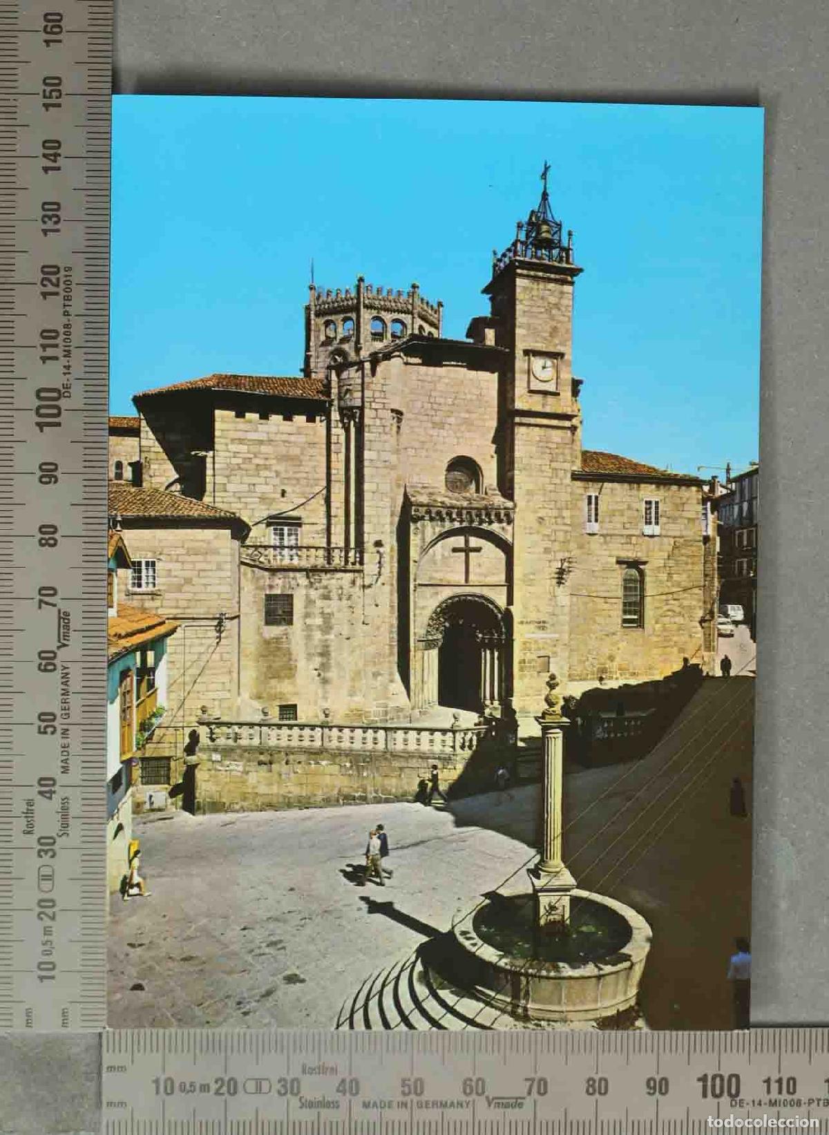 Postales: POSTAL. Ourense - Catedral - Plaza del Hierro