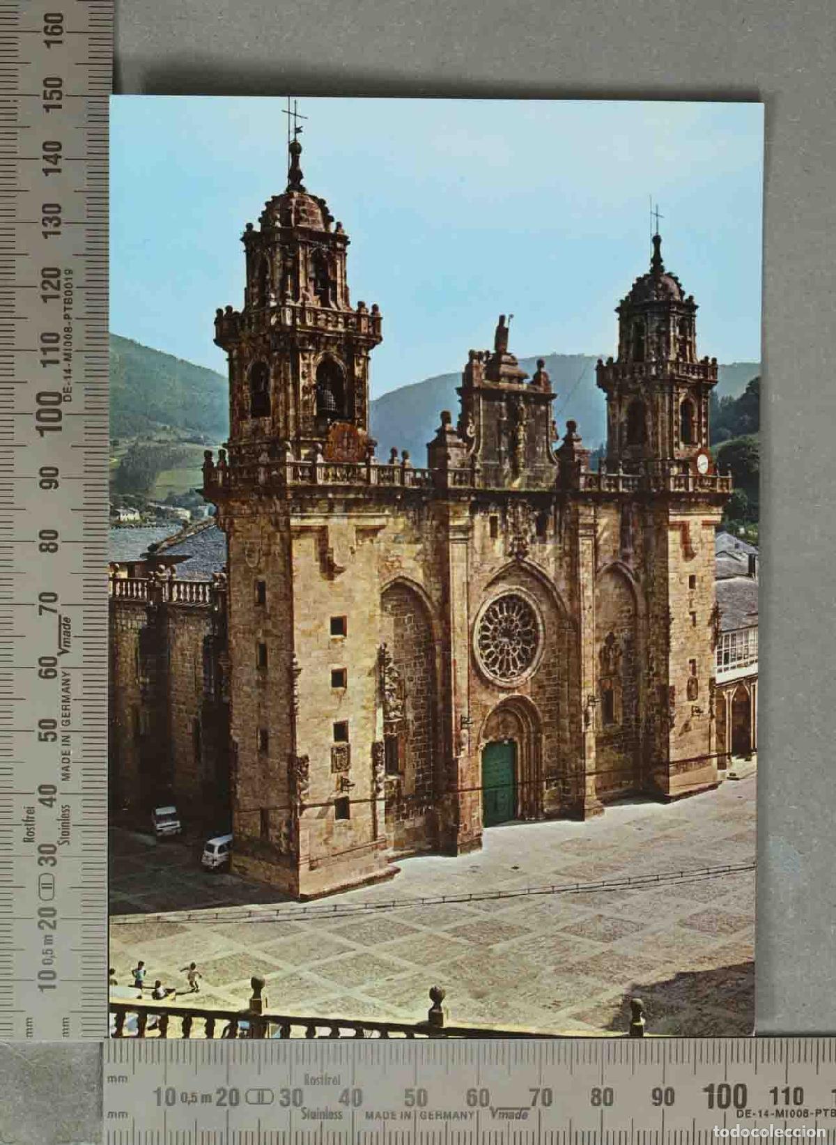 Postales: POSTAL. Exterior de la Catedral de Mondo&ntilde;edo - Vistabella n&ordm;50