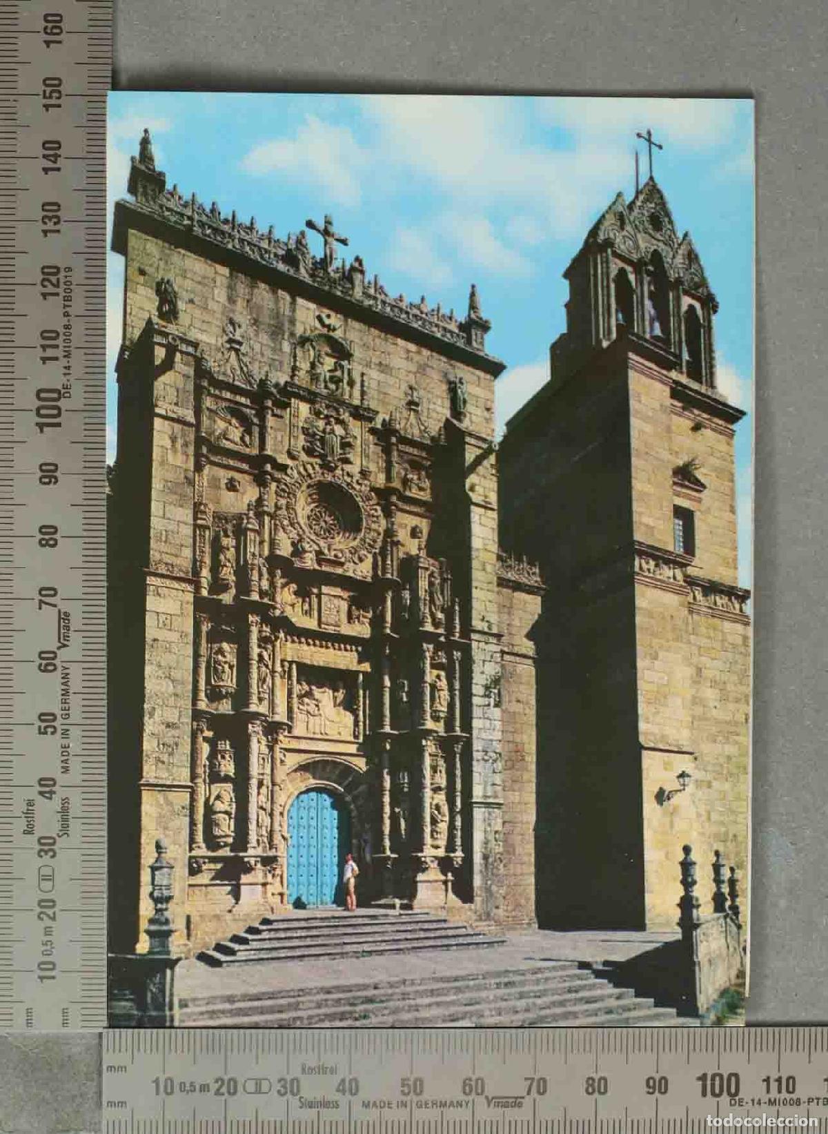 Postales: POSTAL. Pontevedra - Bas&iacute;lica de Santa Mar&iacute;a la Mayor