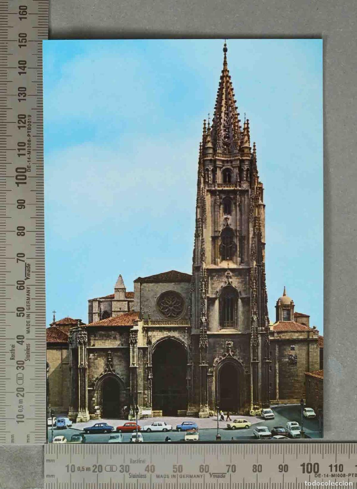 Postales: POSTAL. Catedral de Oviedo - Torre g&oacute;tica
