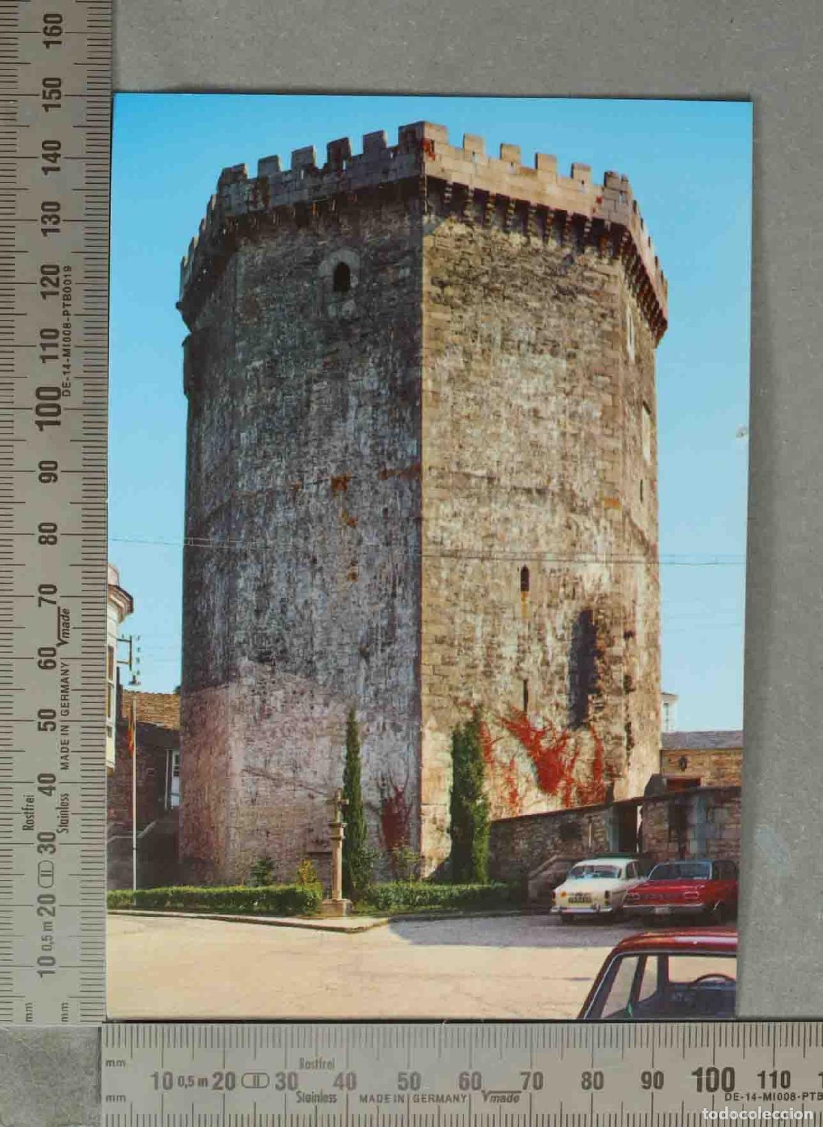Postales: POSTAL. Villalba (Lugo) - Castillo de Vilalba - Torre dos Andrade