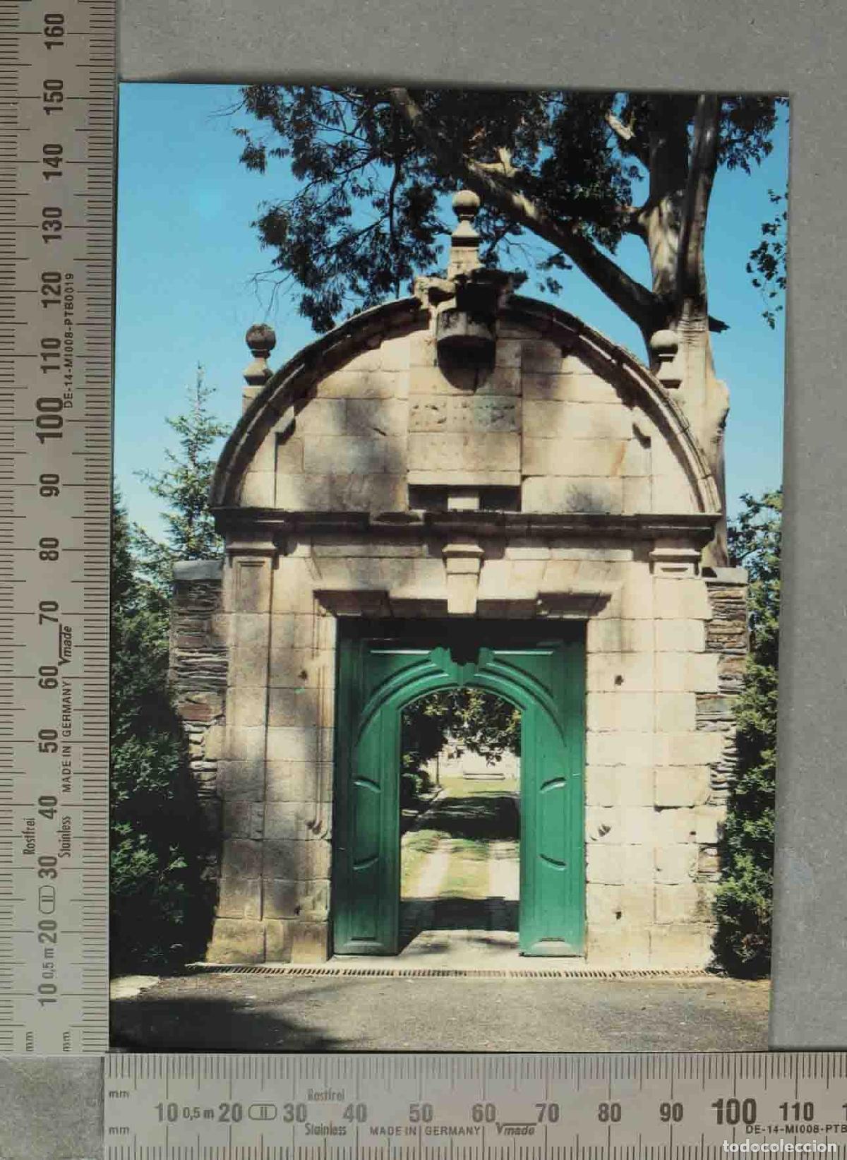 Postales: POSTAL. Pazo de Mari&ntilde;&aacute;n - Bergondo - Portal&oacute;n de entrada a los jardines