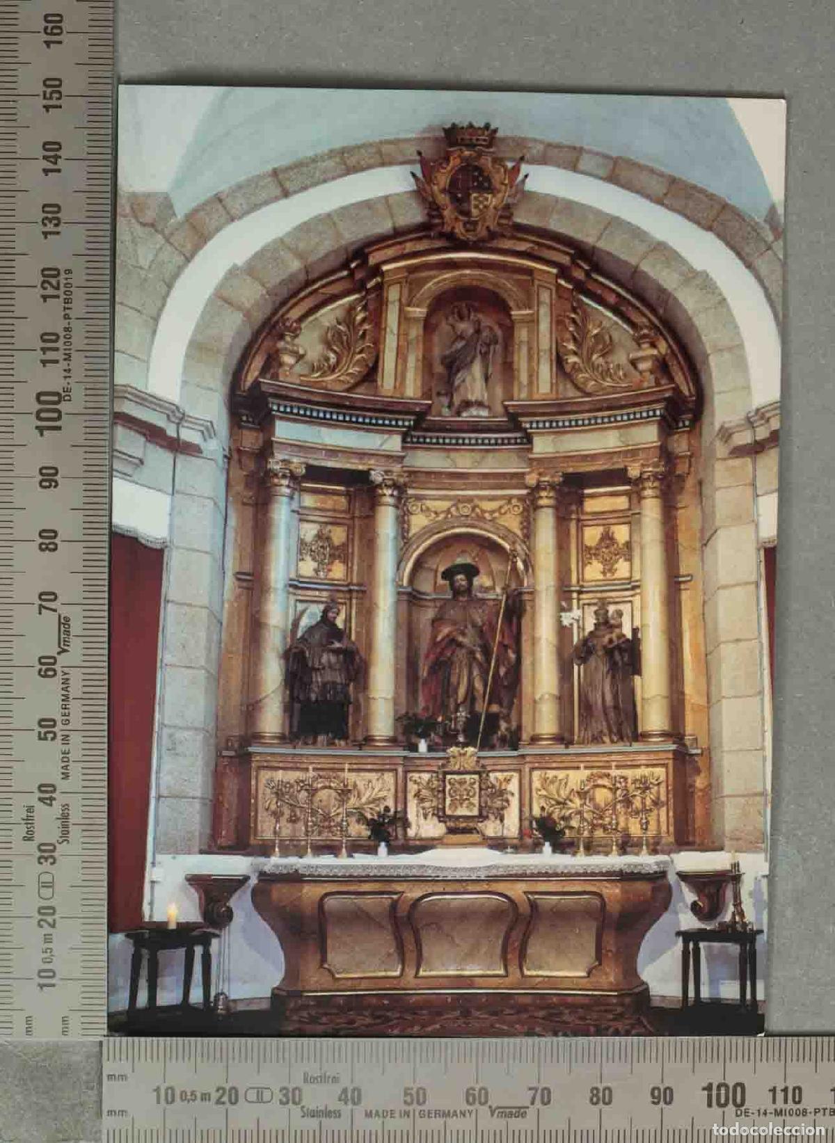 Postales: POSTAL. Pazo de Mari&ntilde;an - Bergondo - Retablo de la Capilla