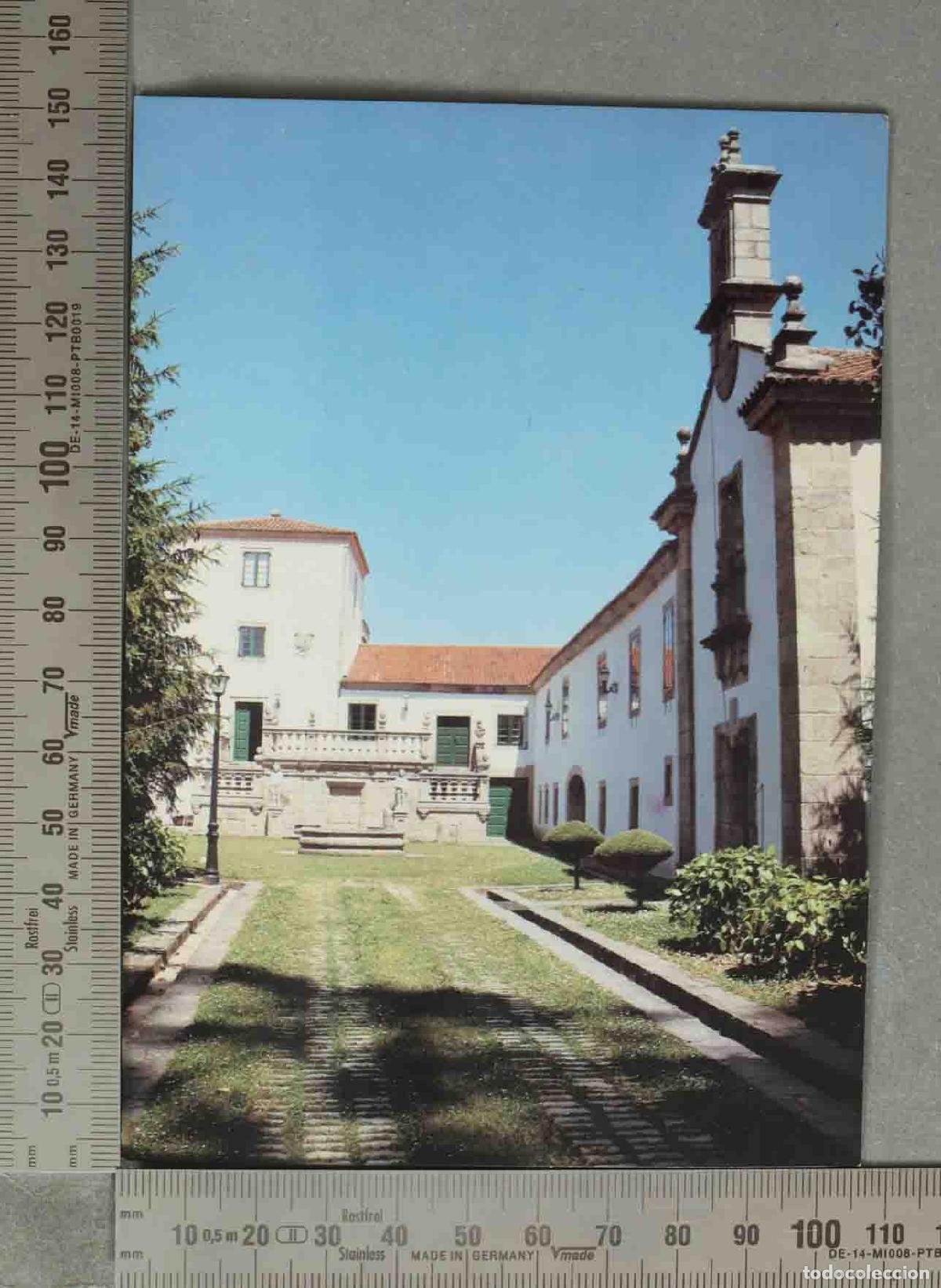 Postales: POSTAL. Pazo de Mari&ntilde;&aacute;n - Bergondo. Patio de acceso al Pazo y a la Capilla