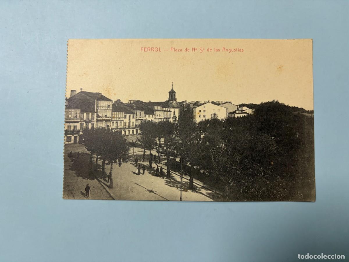 Postales: TARJETA POSTAL. FERROL. PLAZA DE N&ordf; S&ordf; DE LAS ANGUSTIAS