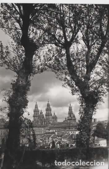 Postales: CORU&Ntilde;A SANTIAGO DE COMPOSTELA SIN ESCRIBIR VISTA DESDE LA HERRADURA