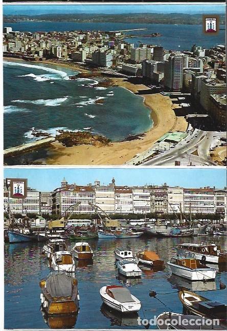Postales: LIBRO FLEXO DE POSTALES CON 10 VISTAS DE LA CORU&Ntilde;A - Foto 5