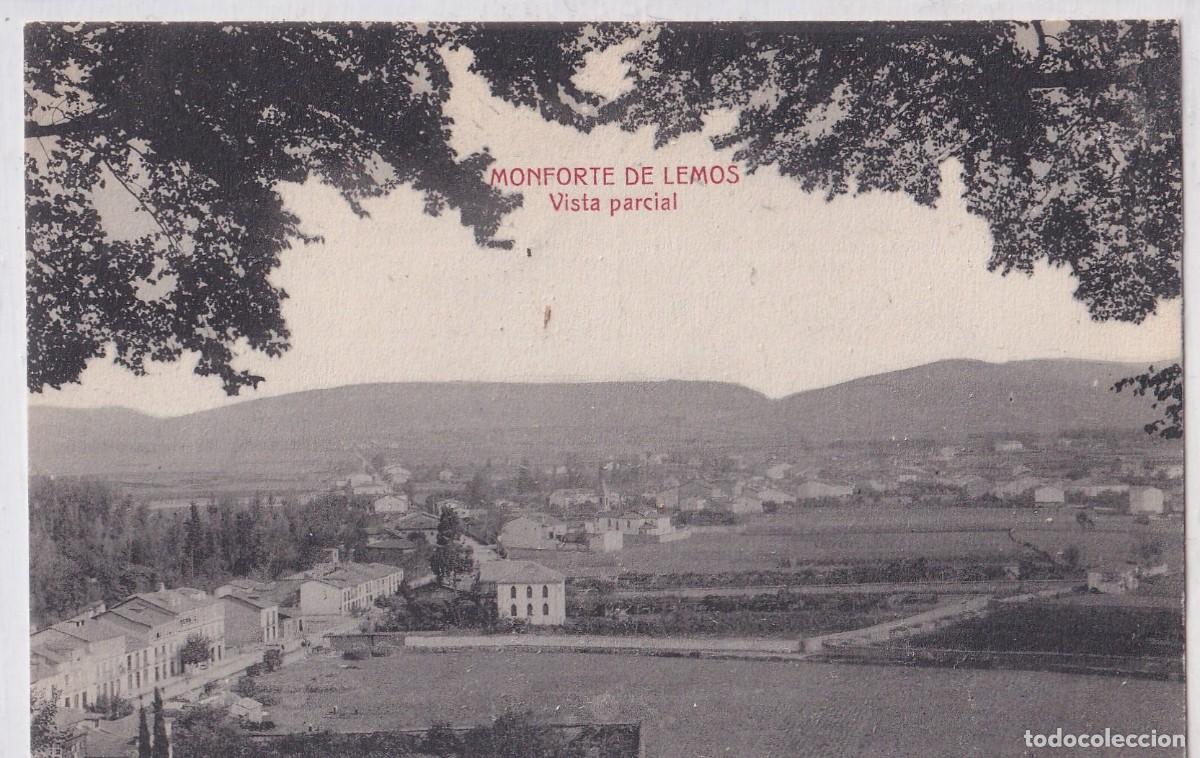 Postales: Monforte de Lemos. Vista parcial. Edici&oacute;n Ferbas. Sin circular. Lugo