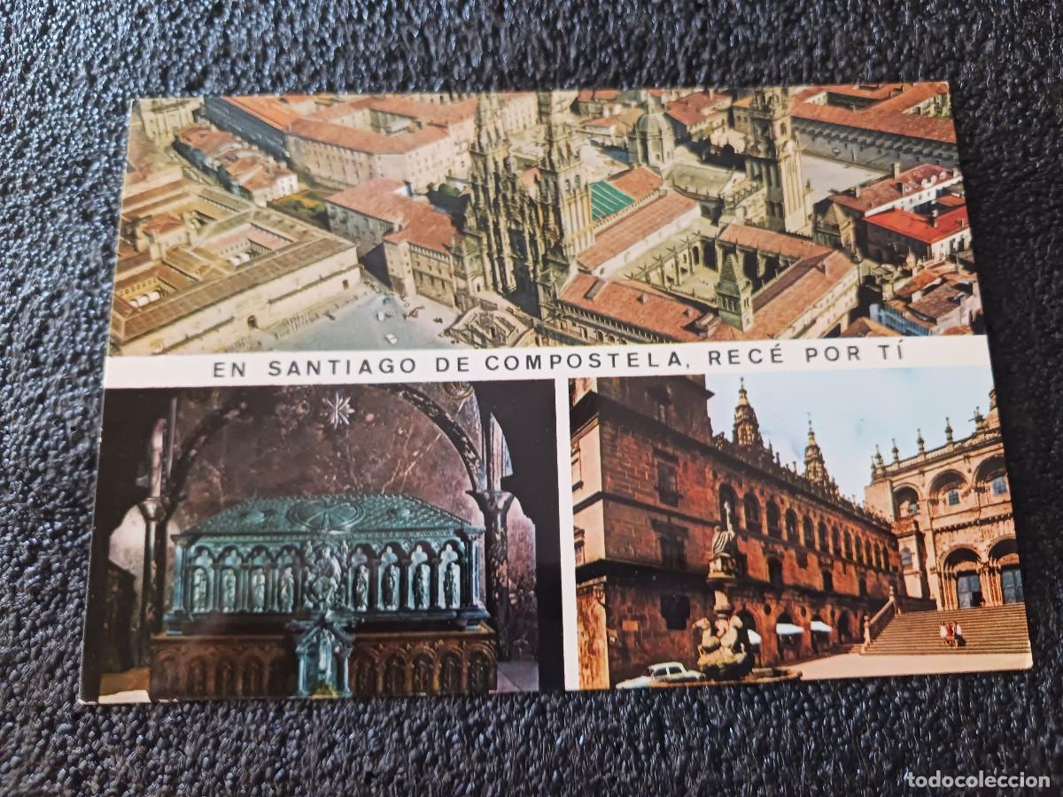 Postales: 3235 santiago de compostela, catedral, vista aerea, ed. fama, circulada