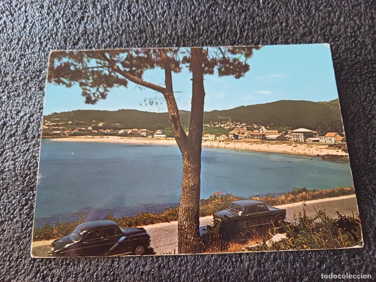 Postales: 1001 muros, la coru&ntilde;a, playa de esteiro, ed. noya, circulada 1970