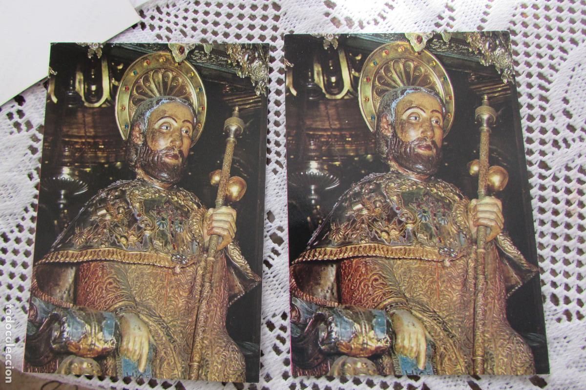 Cartoline: LOTE 2 POSTALES 2024 SANTIAGO DE COMPOSTELA CATEDRAL IMAGEN DEL APOSTOL