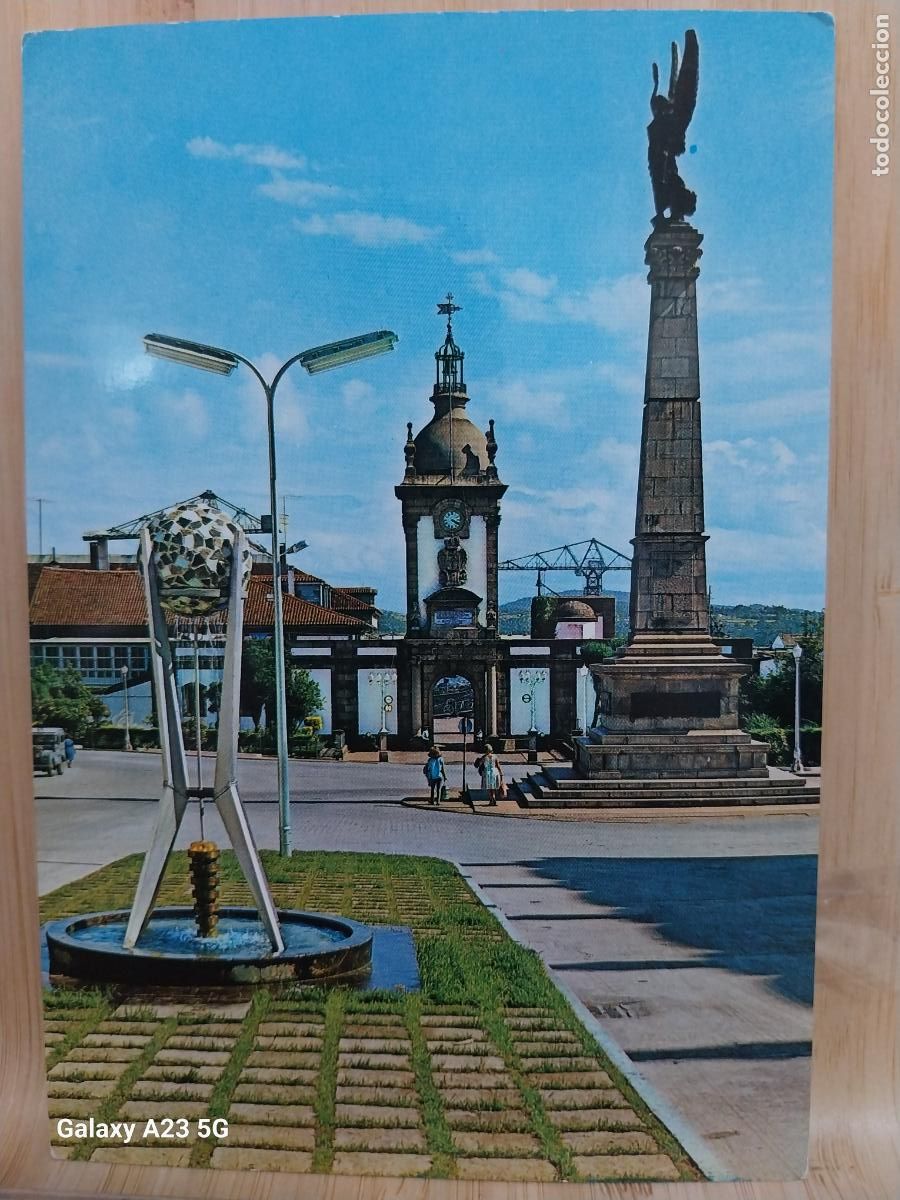 Postales: FERROL DEL CAUDILLO PLAZA CAMILO ALONSO VEGA CAIDOS EN AFRICA ED GARRABELLA 18 SC ORIGINAL