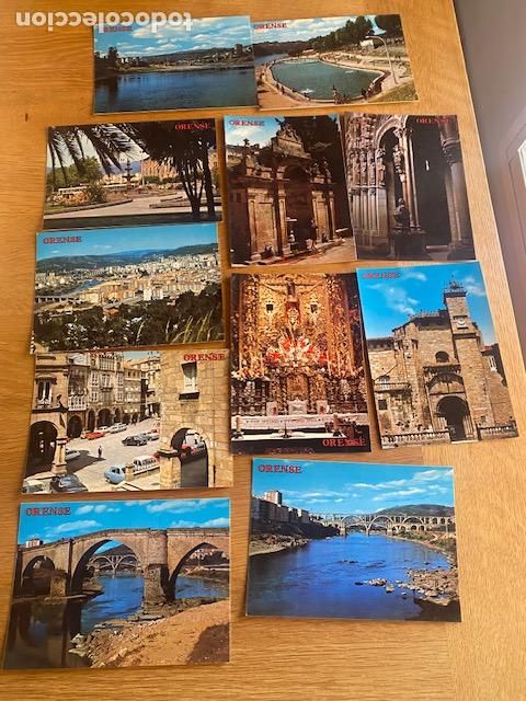 Postales: Orense. 11 postales sin cieculae. Edicion Coleccion Perla.