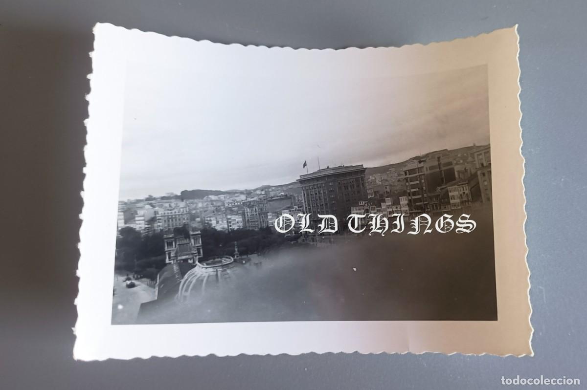 Postales: FOTOGRAFIA DEL CANTON GRANDE DE LA CORU&Ntilde;A, A&Ntilde;O 1955, MIDE 10 X 7 CMS. CASA ROS.