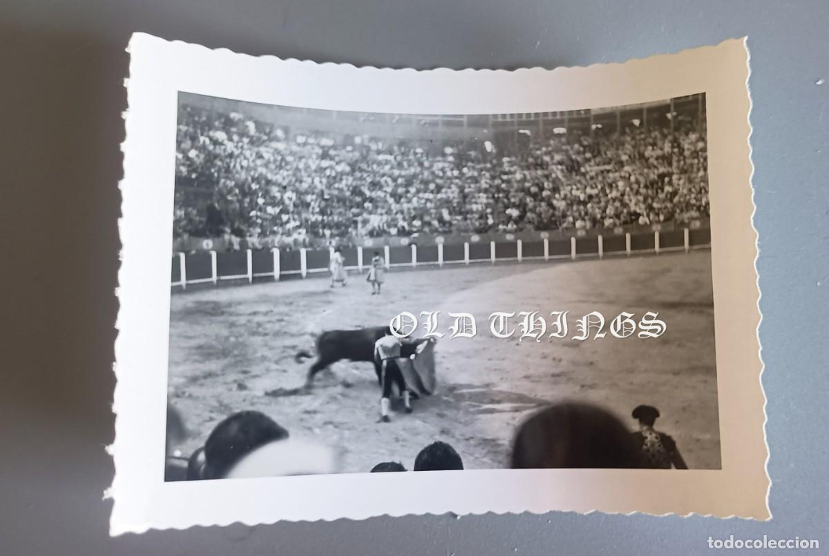 Postales: FOTOGRAFIA DE LA PLAZA DE TOROS DE PONTEVEDRA, A&Ntilde;O 1955, MIDE 10 X 7 CMS. CASA ROS.