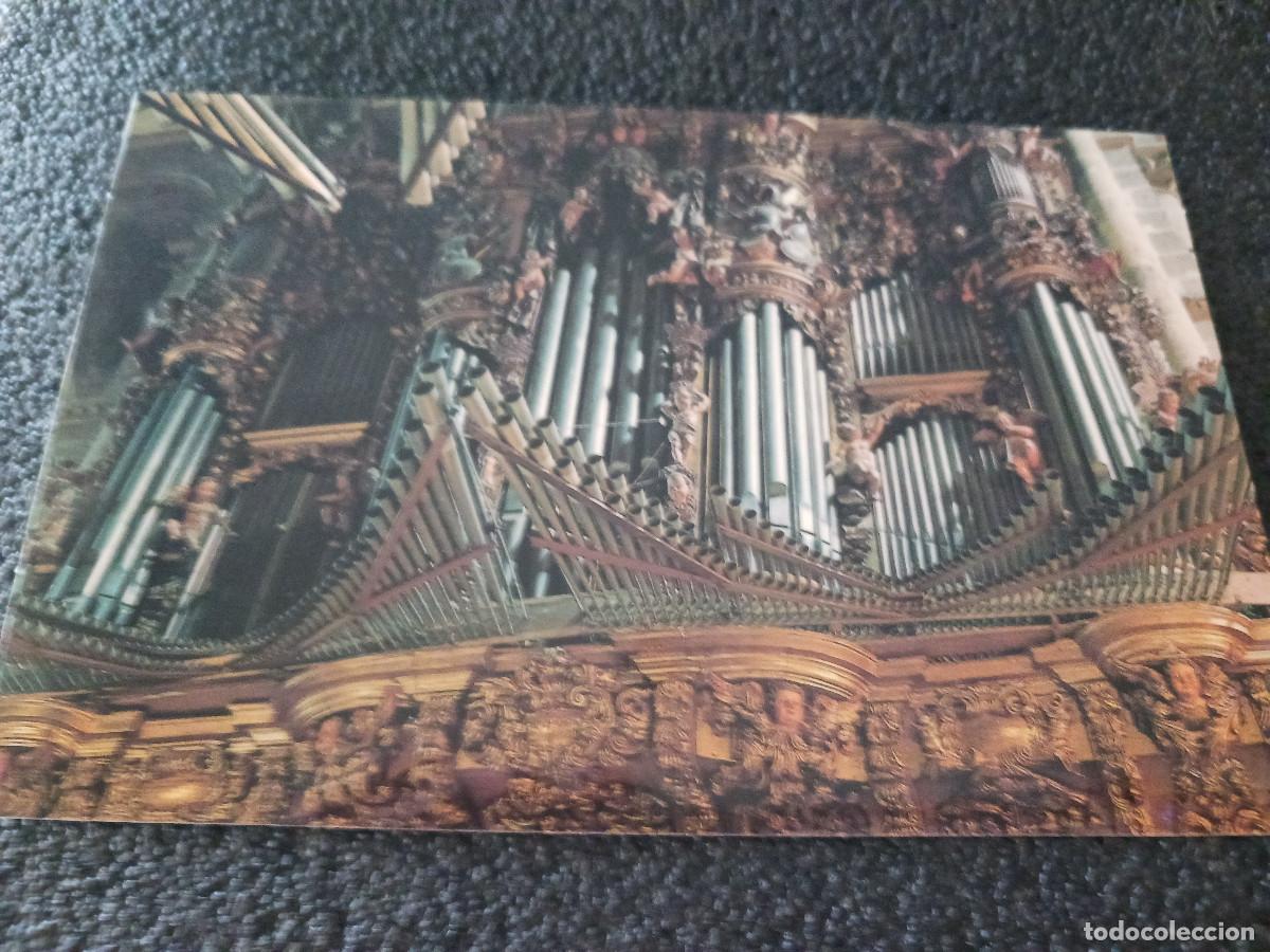 Postales: santiago de compostela, catedral, organo barroco, ed. aldeasa 1995
