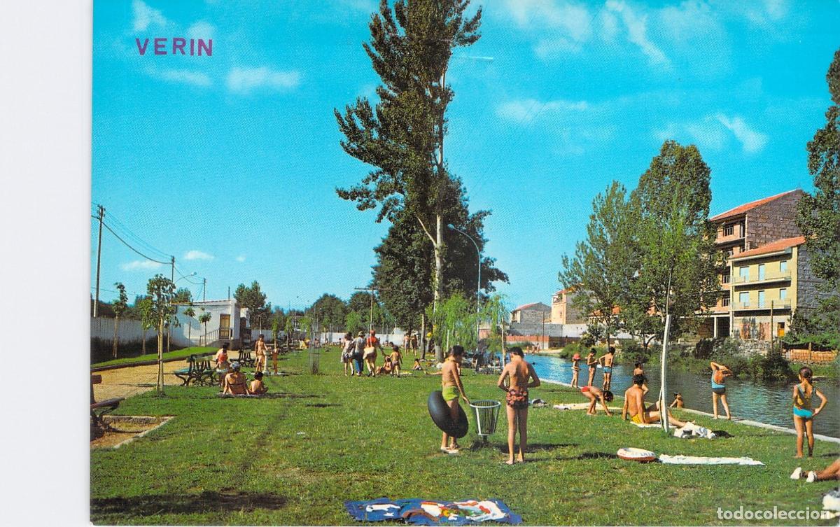 Postales: Postal de la Piscina Municipal de Ver&iacute;n, Galicia