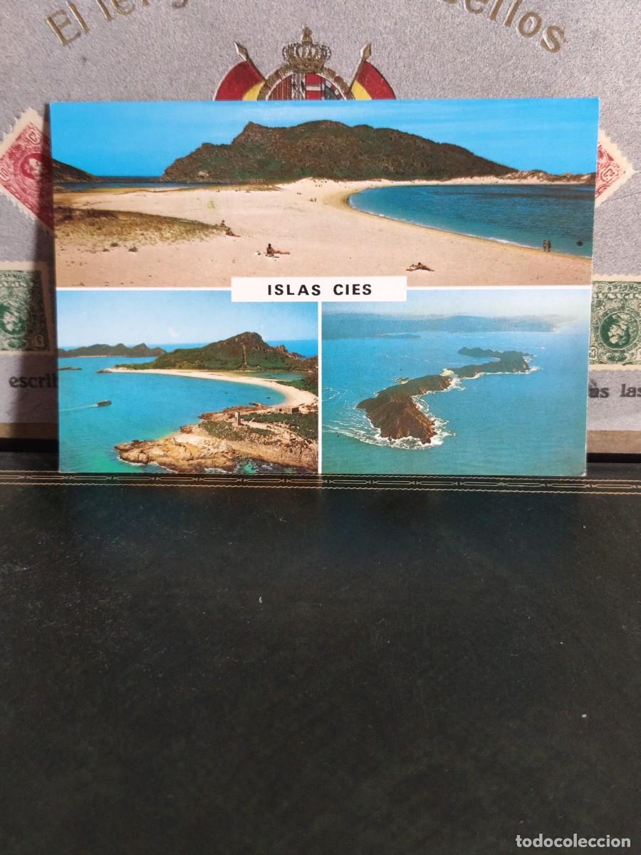 Postales: P5838 Postal Islas Cies 3789 R&iacute;a de Vigo. Postales Fama