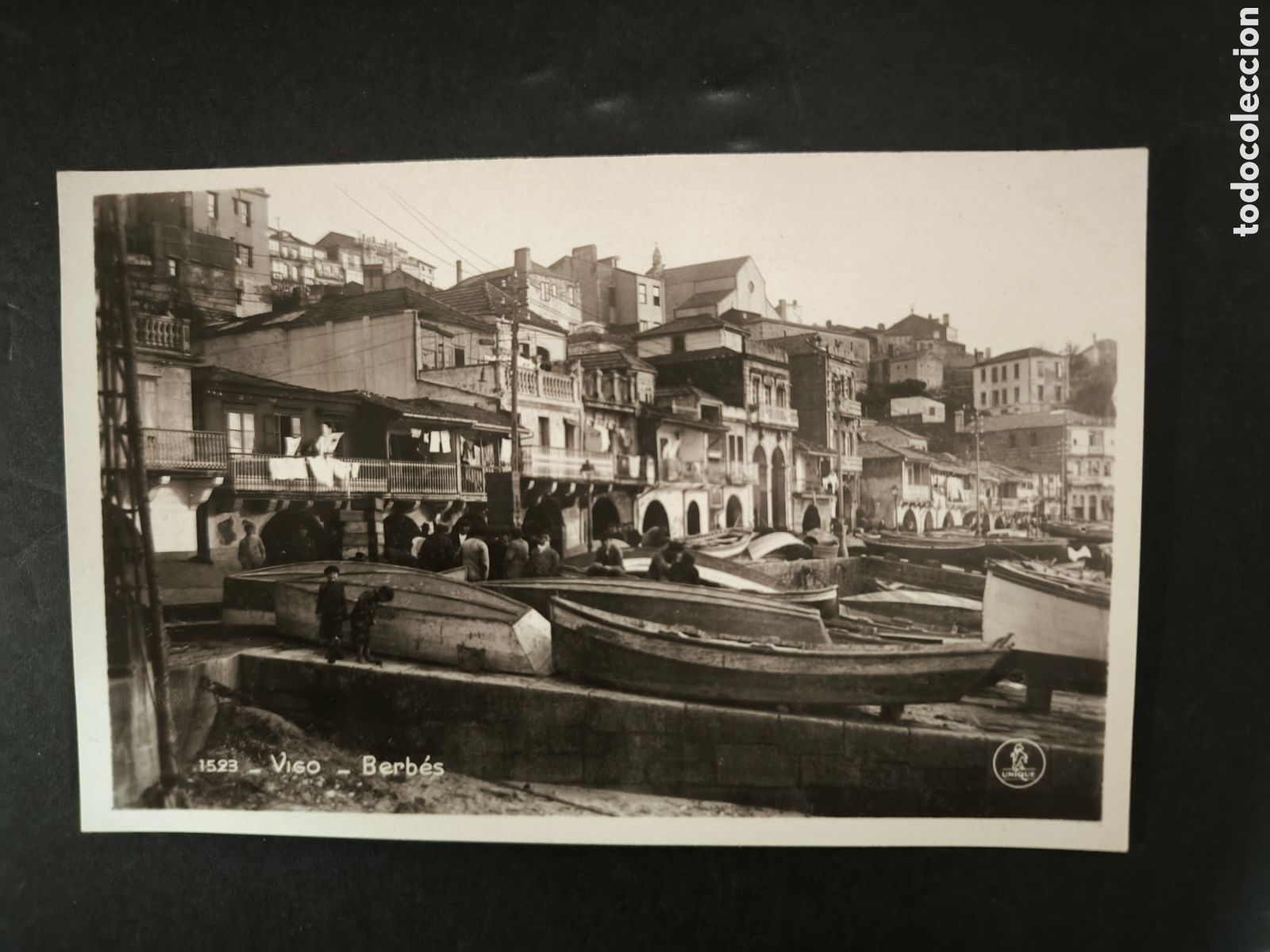 Postales: Fotograf&iacute;a postal. Vigo, Berb&eacute;s. Ediciones Unique. Galicia. Sin circular.