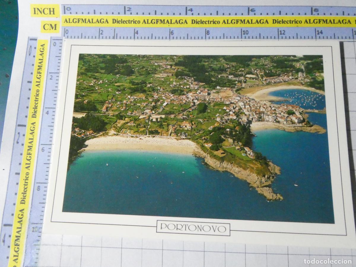 Postales: POSTAL DE PONTEVEDRA. PORTONOVO VISTA AEREA 3328 FAMA. 2378