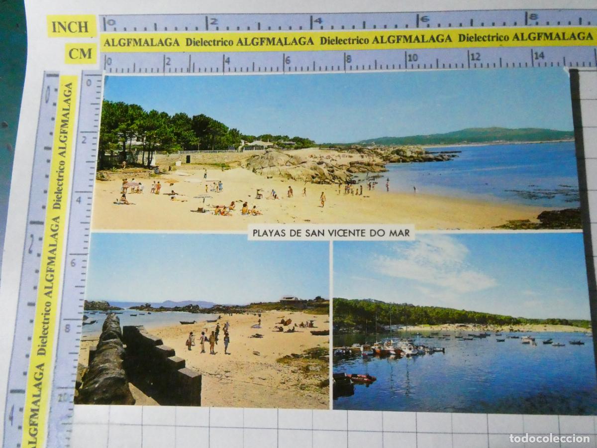 Postales: POSTAL DE PONTEVEDRA. A&Ntilde;O 1985. SAN VICENTE DO MAR PLAYAS 3173 FAMA. 2381