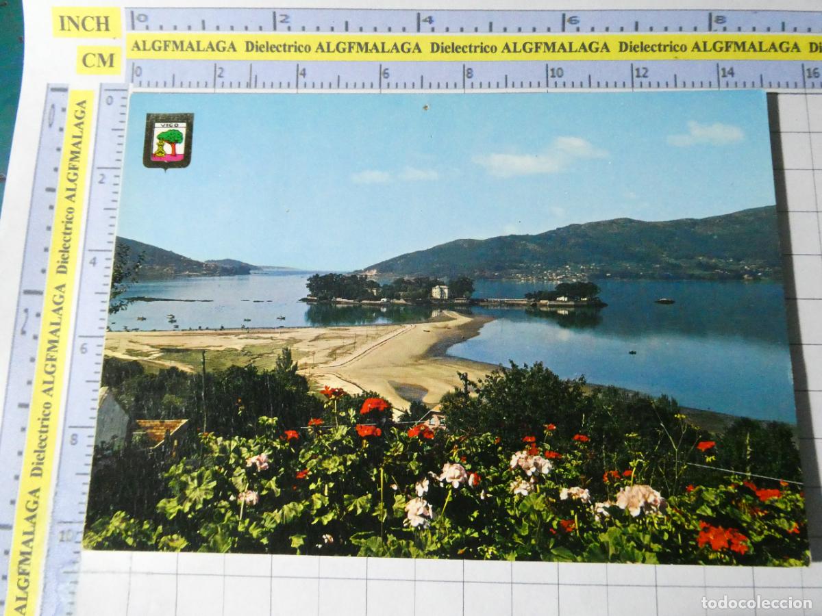 Postales: POSTAL DE PONTEVEDRA. A&Ntilde;O 1968. REDONDELA ISLA SAN SIM&Oacute;N 74 ESCUDO ORO 2386
