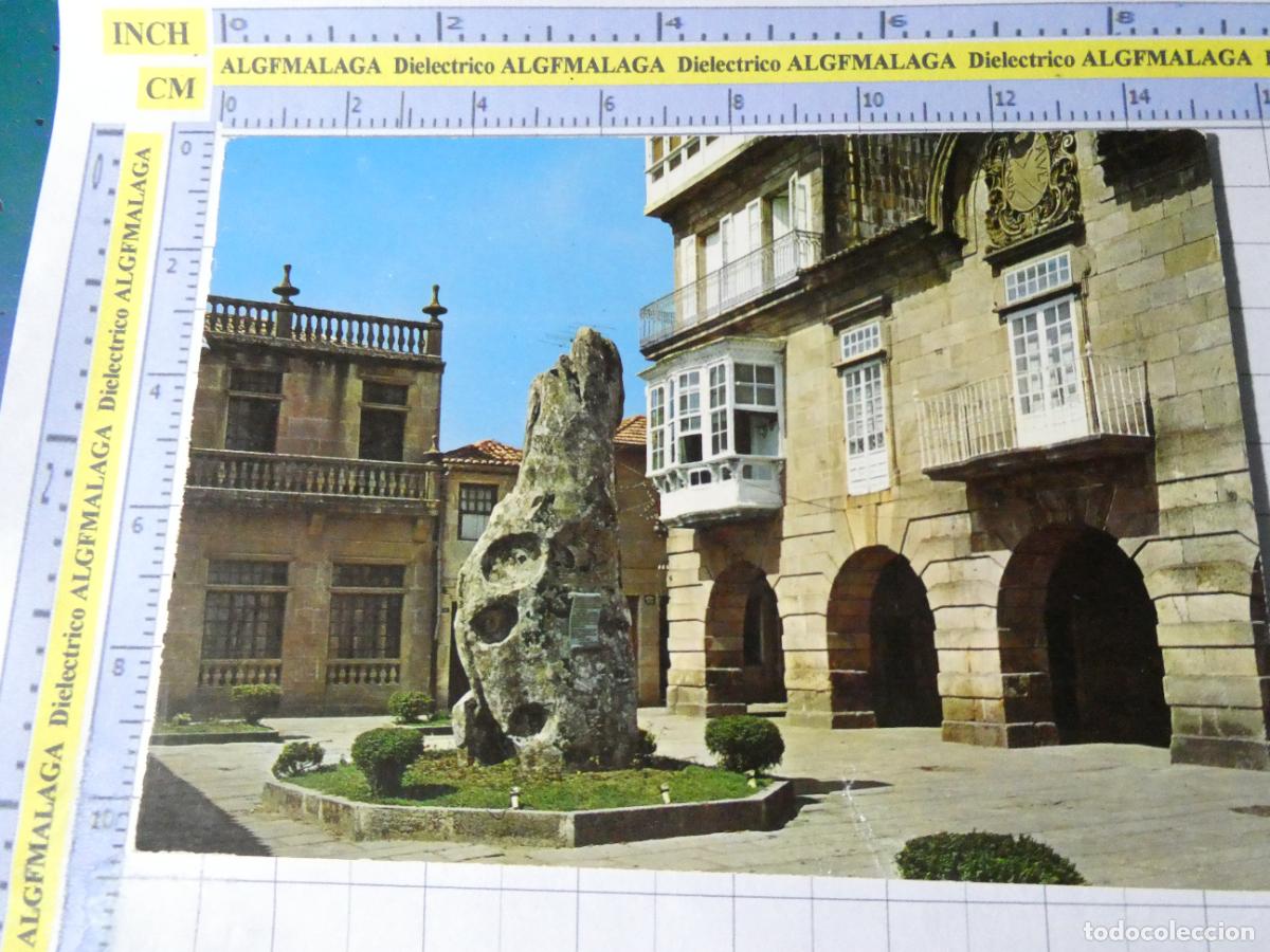 Postales: POSTAL DE PONTEVEDRA. A&Ntilde;O 1968. BAYONA MONUMENTO LLEGADA AM&Eacute;RICA CARABELA LA PINTA 2071 ARRIBA. 2392