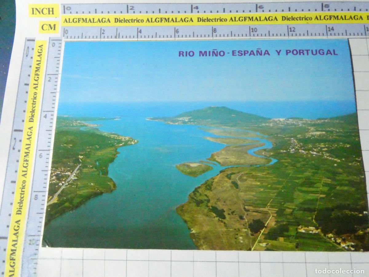 Postales: POSTAL DE PONTEVEDRA. A&Ntilde;O 1975. DESEMBOCADURA DEL R&Iacute;O MI&Ntilde;O 3078 FAMA. 2399