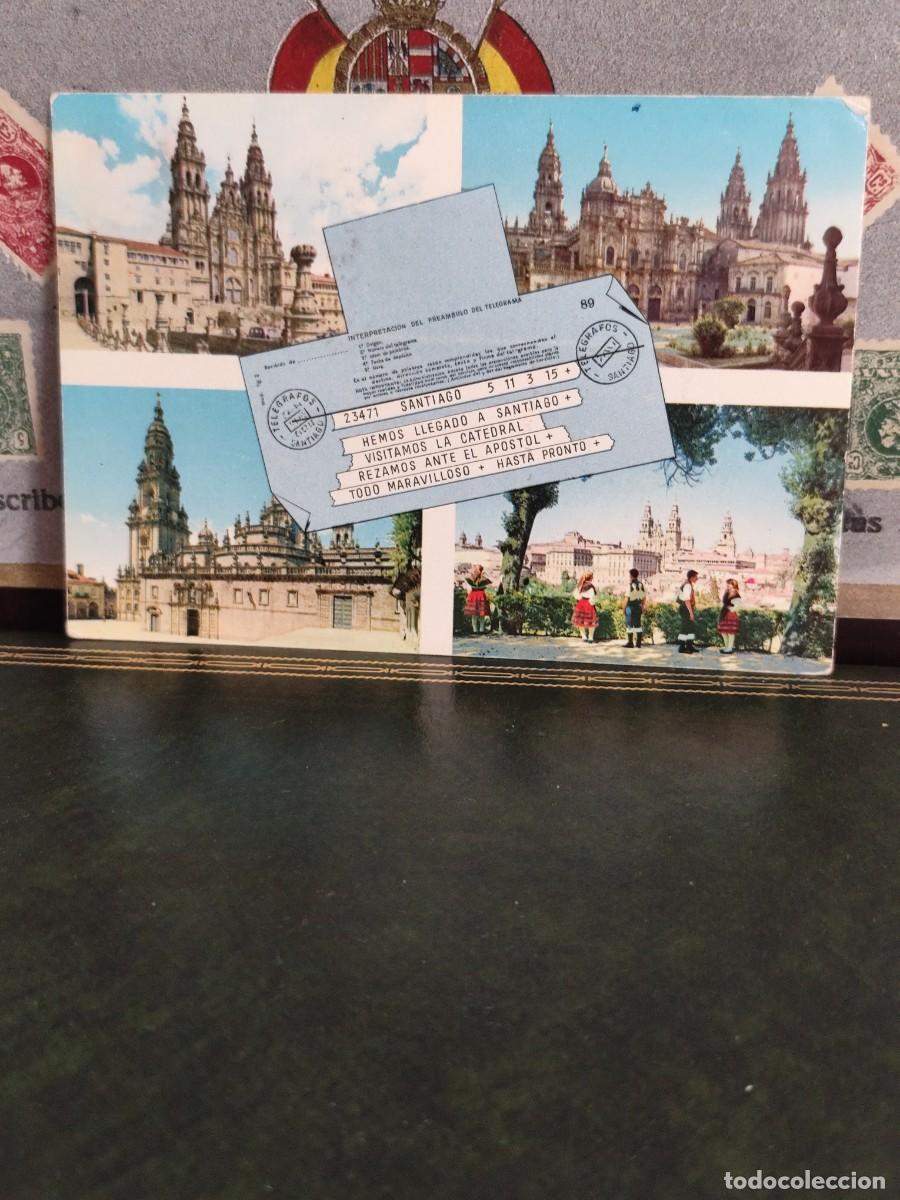 Postales: P5856 Postal Santiago de Compostela 13 Telegrama . Edic.Alarde
