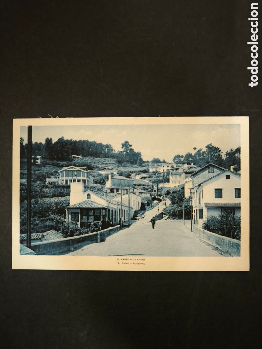Postales: Postal Mar&iacute;n. Avenida Pablo Iglesias. L. Roisin. Pontevedra, Galicia.