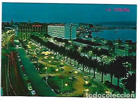 Postales: AVENIDA LOS CANTONES Y JARDINES.- LA CORU&Ntilde;A