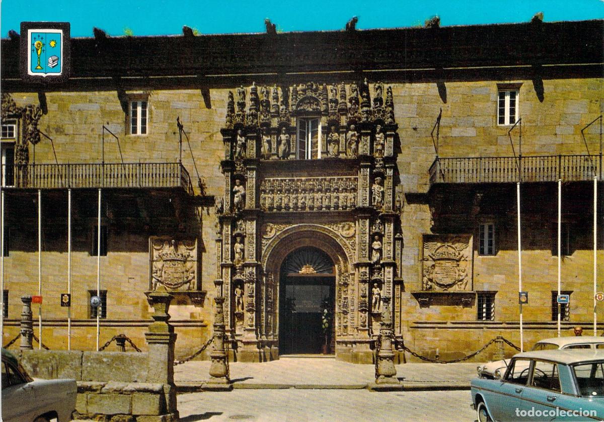 Postales: Postal de Santiago de Compostela - Hostal de los Reyes Cat&oacute;licos