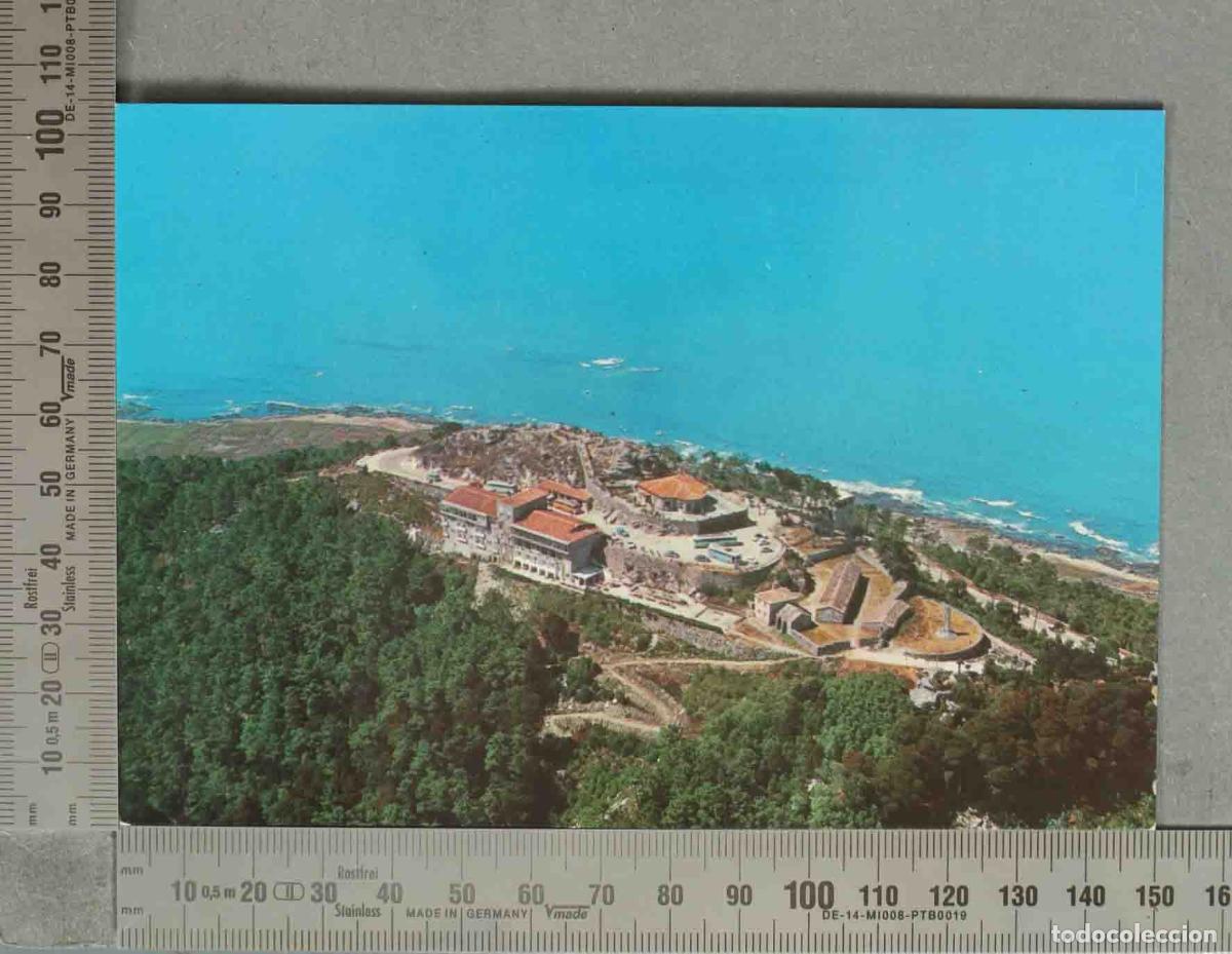 Postales: POSTAL. LA GUARDIA (Vista a&eacute;rea) Monte de Santa Tecla
