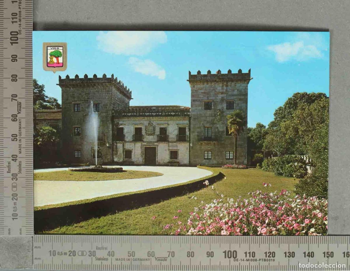 Postales: POSTAL. Vigo - Pazo de Castrelos - Qui&ntilde;ones de Le&oacute;n