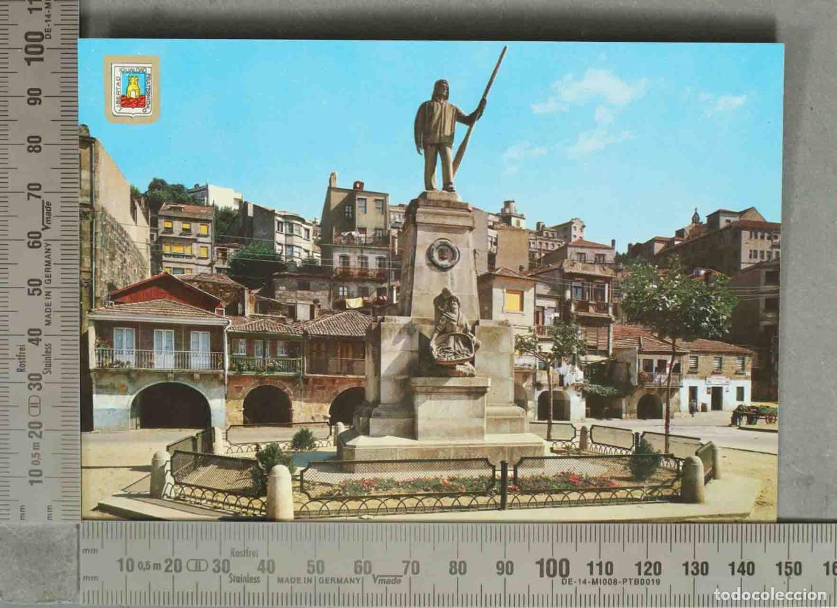 Postales: POSTAL. VIGO 20 El Berbes Monumento al Pescador