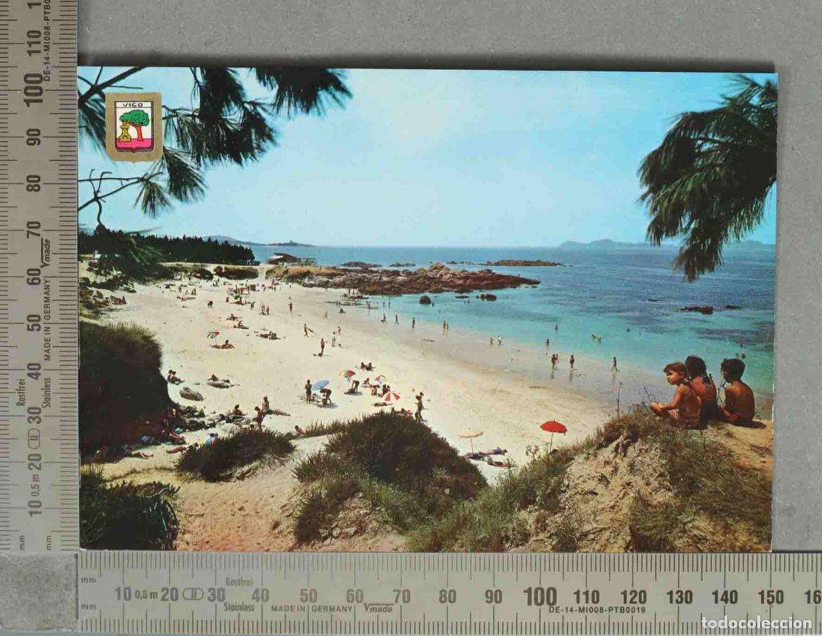 Postales: POSTAL. VIGO Playa de la Fuente