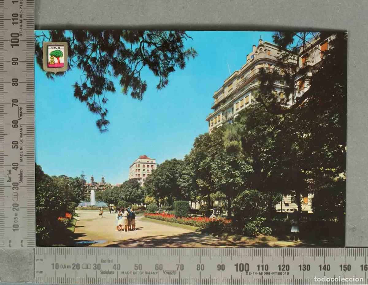 Postales: POSTAL. Vigo - Parque de Castrelos - Los Jardines - Pazo de Castrelos