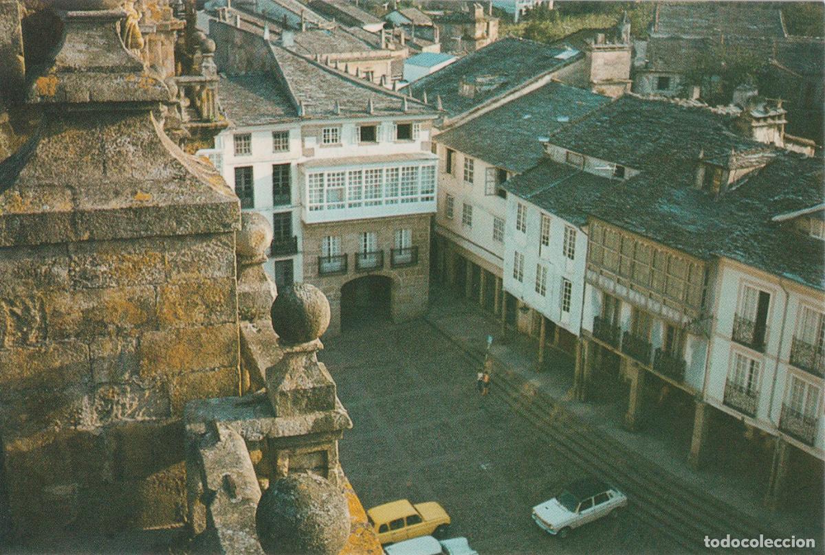 Postales: MONDO&Ntilde;EDO (LUGO)LA PLAZA DESDE LA TORRE DE LA CATEDRAL &ndash; EX LIBRERIA ALVITE &ndash; S/C