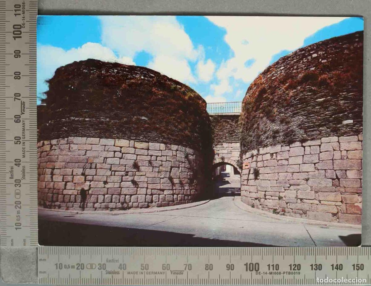 Postales: POSTAL. Lugo - Muralla Romana - Puerta del Carmen -