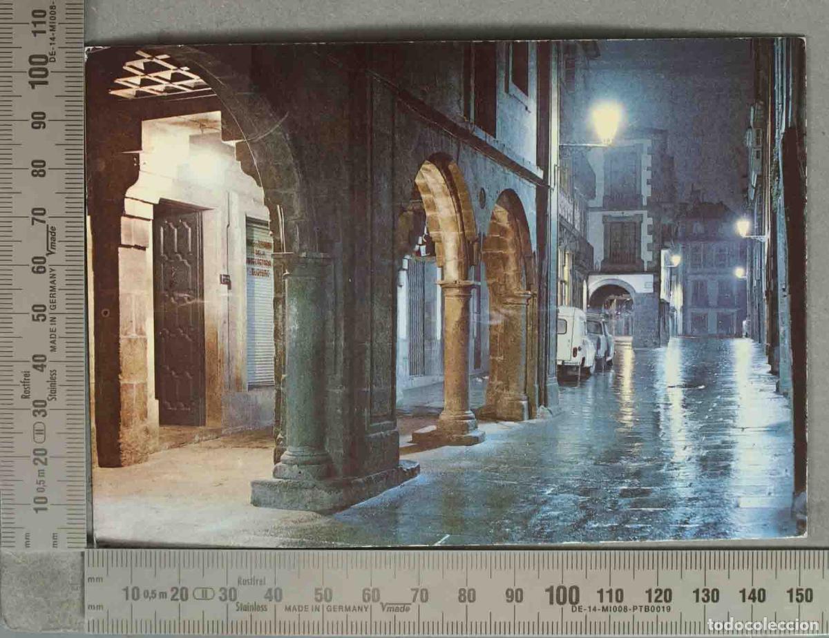 Postales: POSTAL. Santiago de Compostela - R&uacute;a do Vilar. Nocturna -