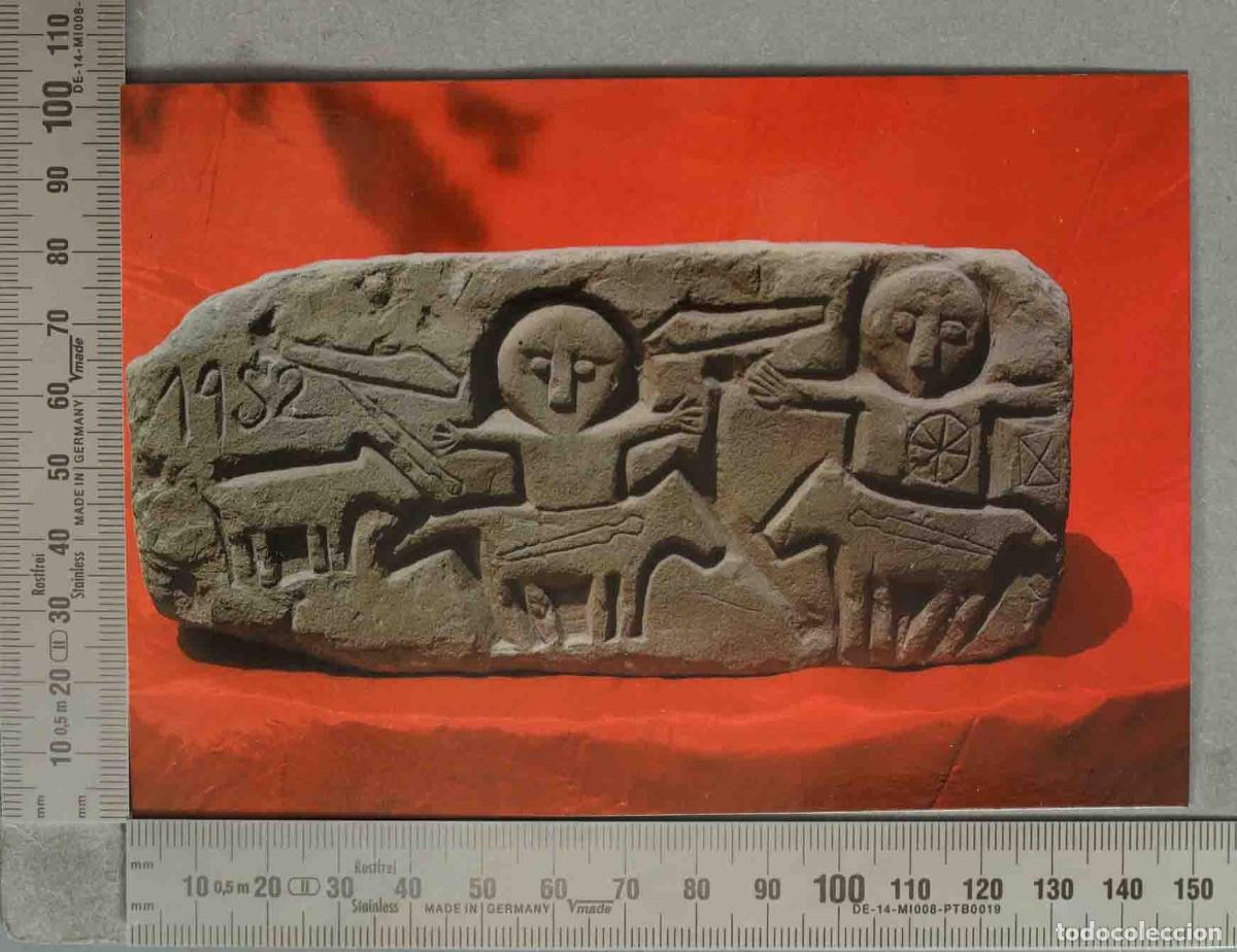 Postales: POSTAL. O Cebreiro (Lugo) - Relieve de la Edad de Bronce - Postales Fama